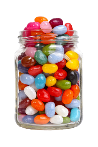 Jar with Jellybeans